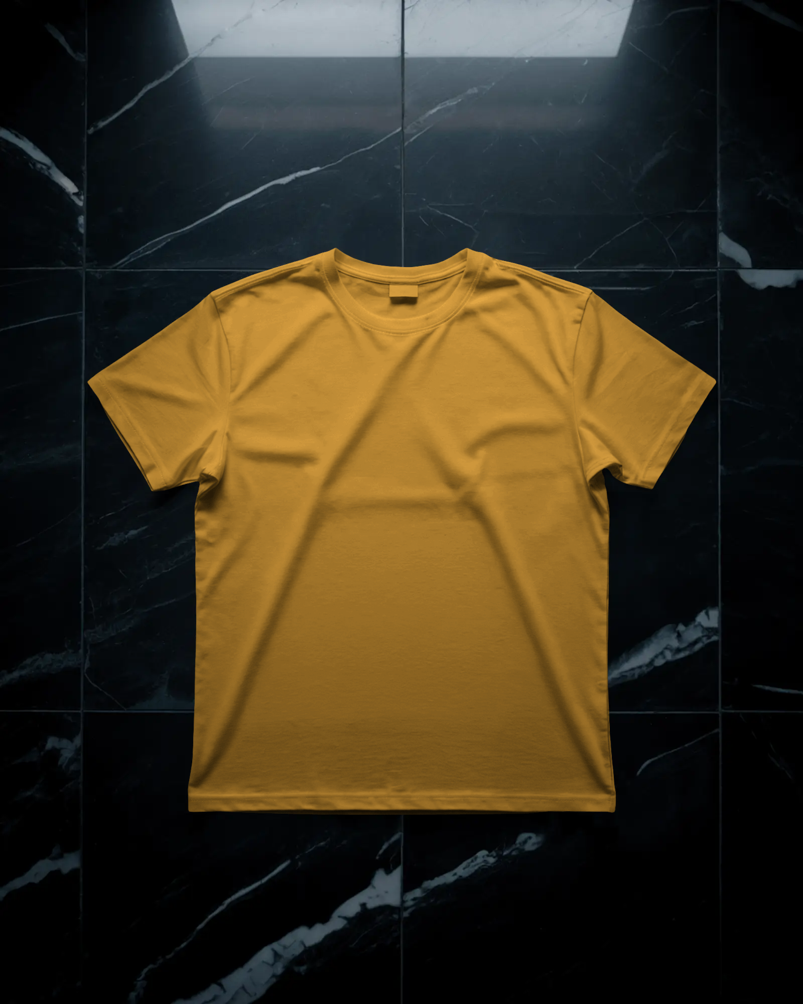 Urban Layon Regular Fit 100% Cotton T-Shirt – Biowash Crew Neck (Solid)