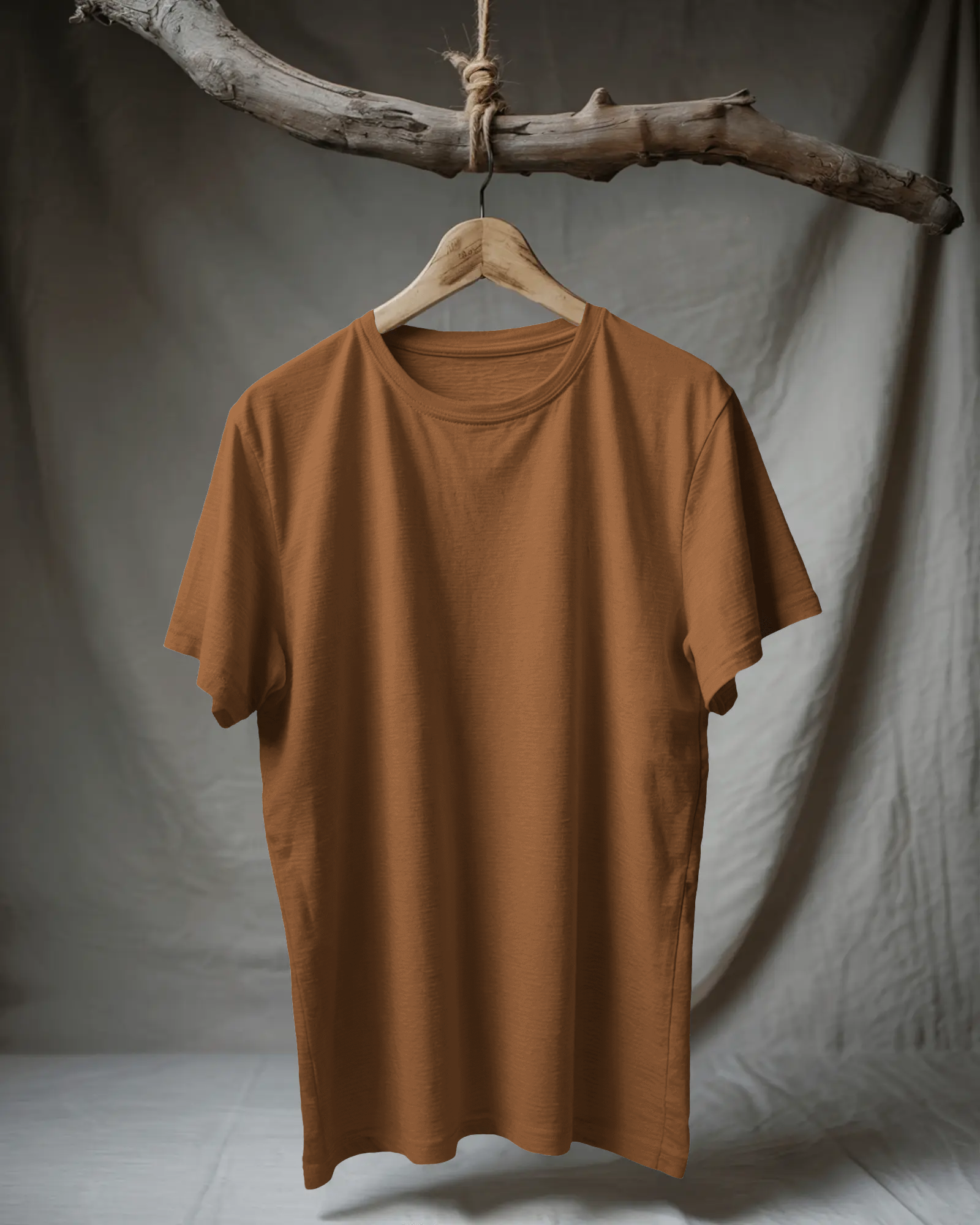 Urban Layon Regular Fit 100% Cotton T-Shirt – Biowash Crew Neck (Solid)