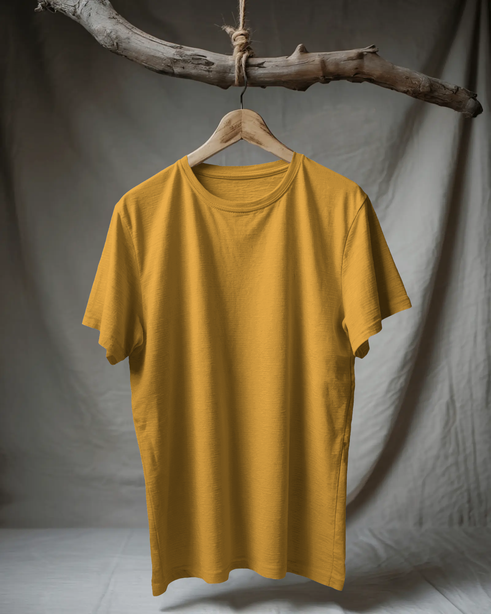 Urban Layon Regular Fit 100% Cotton T-Shirt – Biowash Crew Neck (Solid)