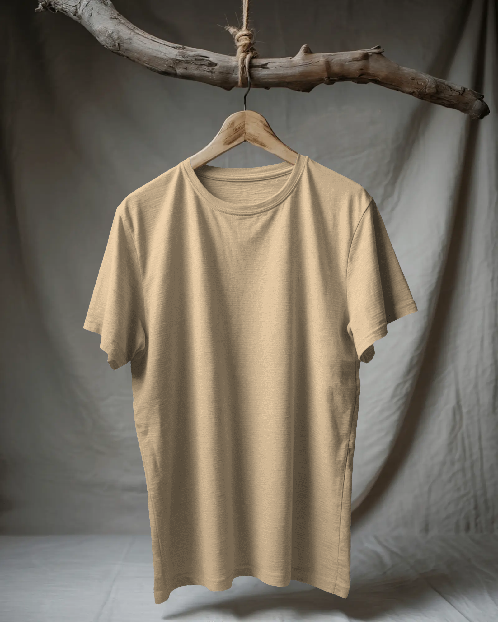 Urban Layon Regular Fit 100% Cotton T-Shirt – Biowash Crew Neck (Solid)