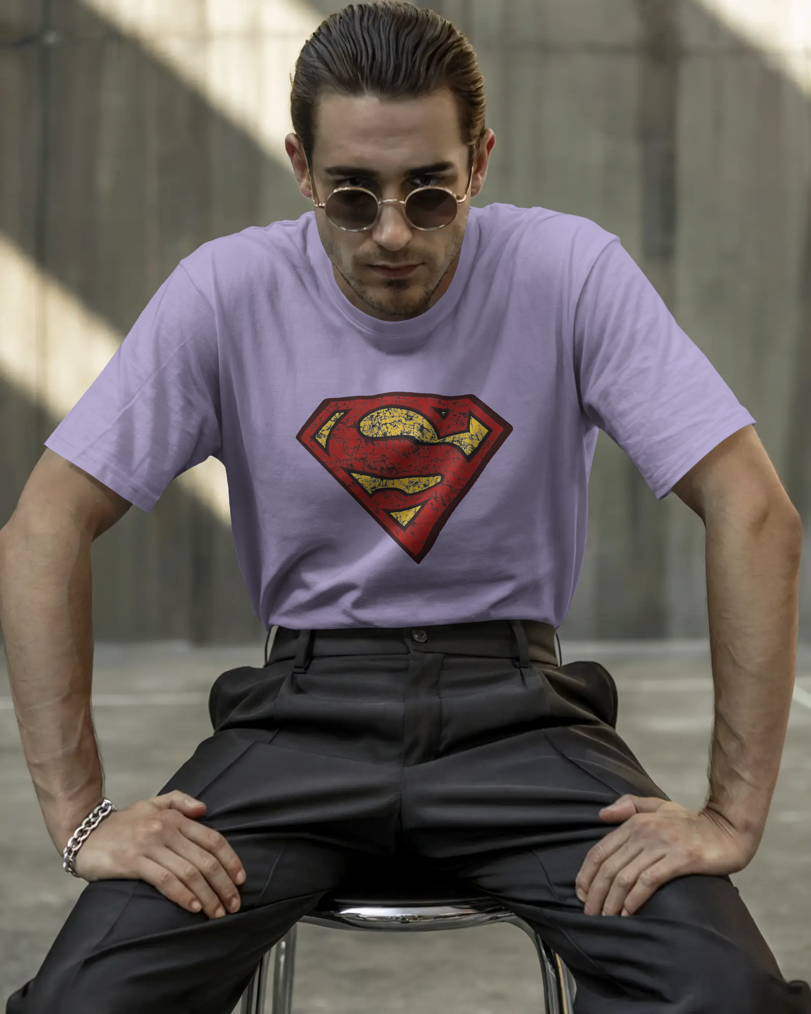 Hero Emblem Graphic T-Shirt for Men – Regular Fit Streetwear Tee | Urban Layon