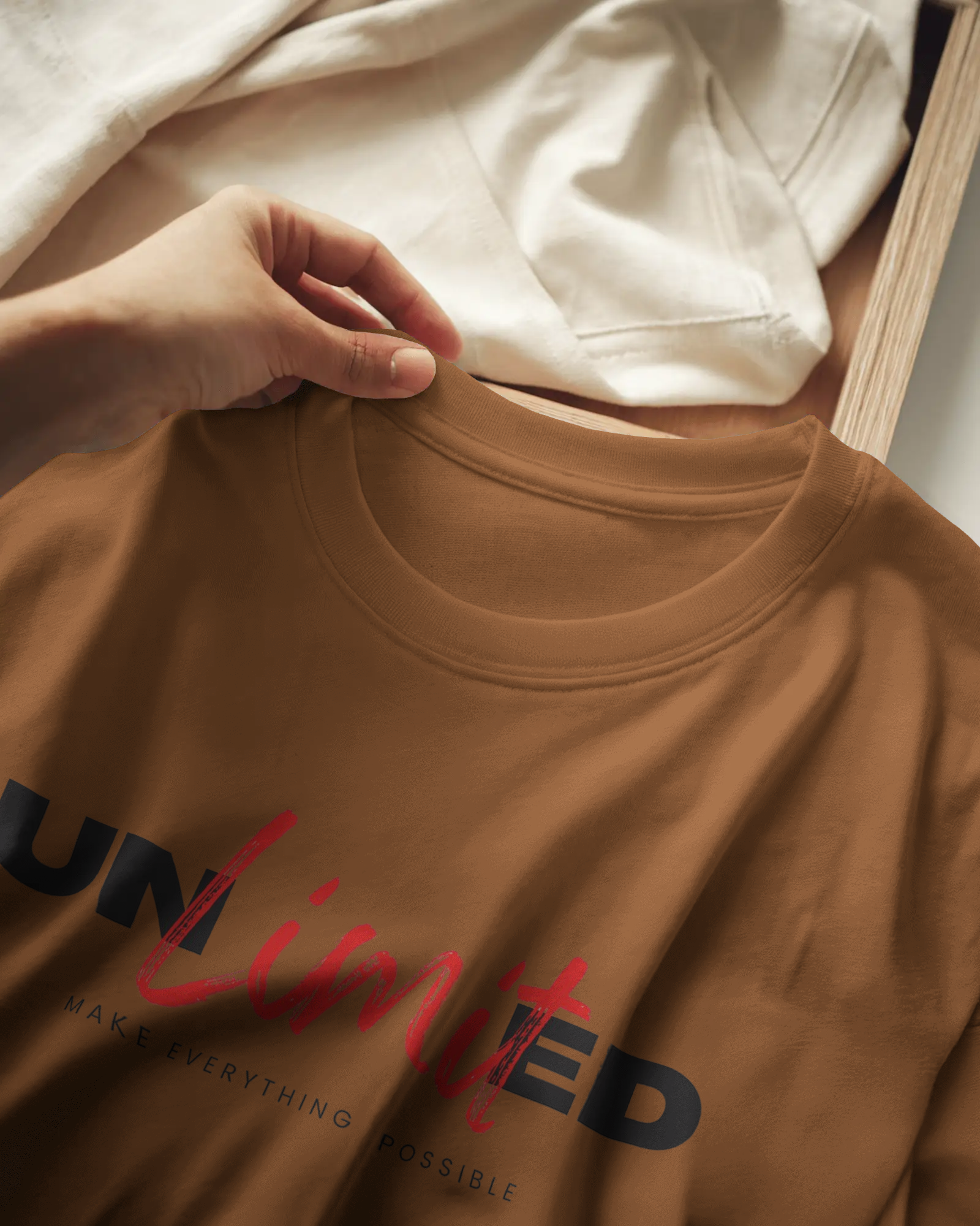 Unlimited Graphic Regular Fit T-Shirt for Men – Motivational Streetwear Cotton Tee | Urban Layon