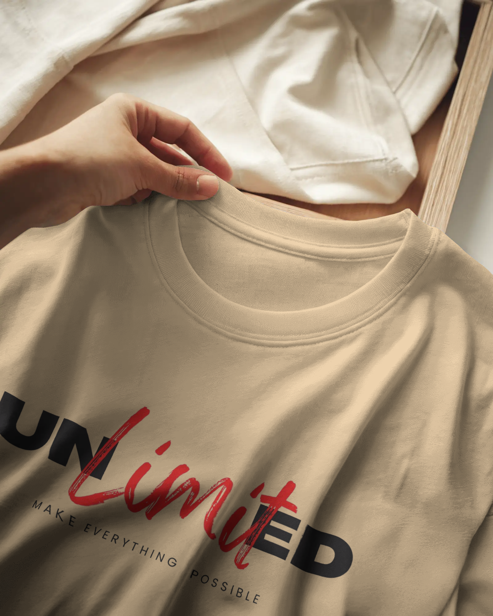 Unlimited Graphic Regular Fit T-Shirt for Men – Motivational Streetwear Cotton Tee | Urban Layon