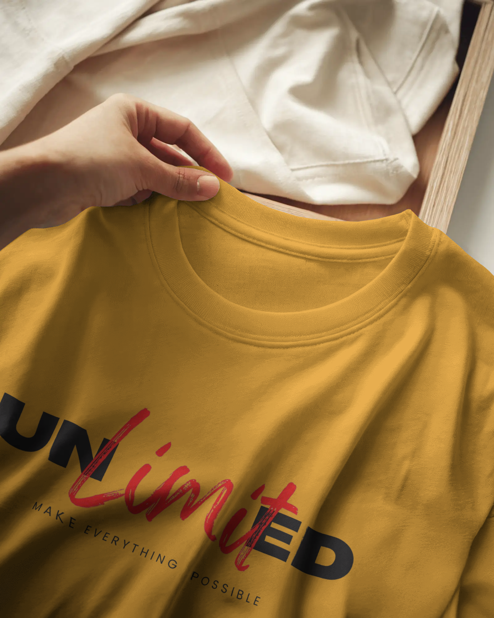 Unlimited Graphic Regular Fit T-Shirt for Men – Motivational Streetwear Cotton Tee | Urban Layon