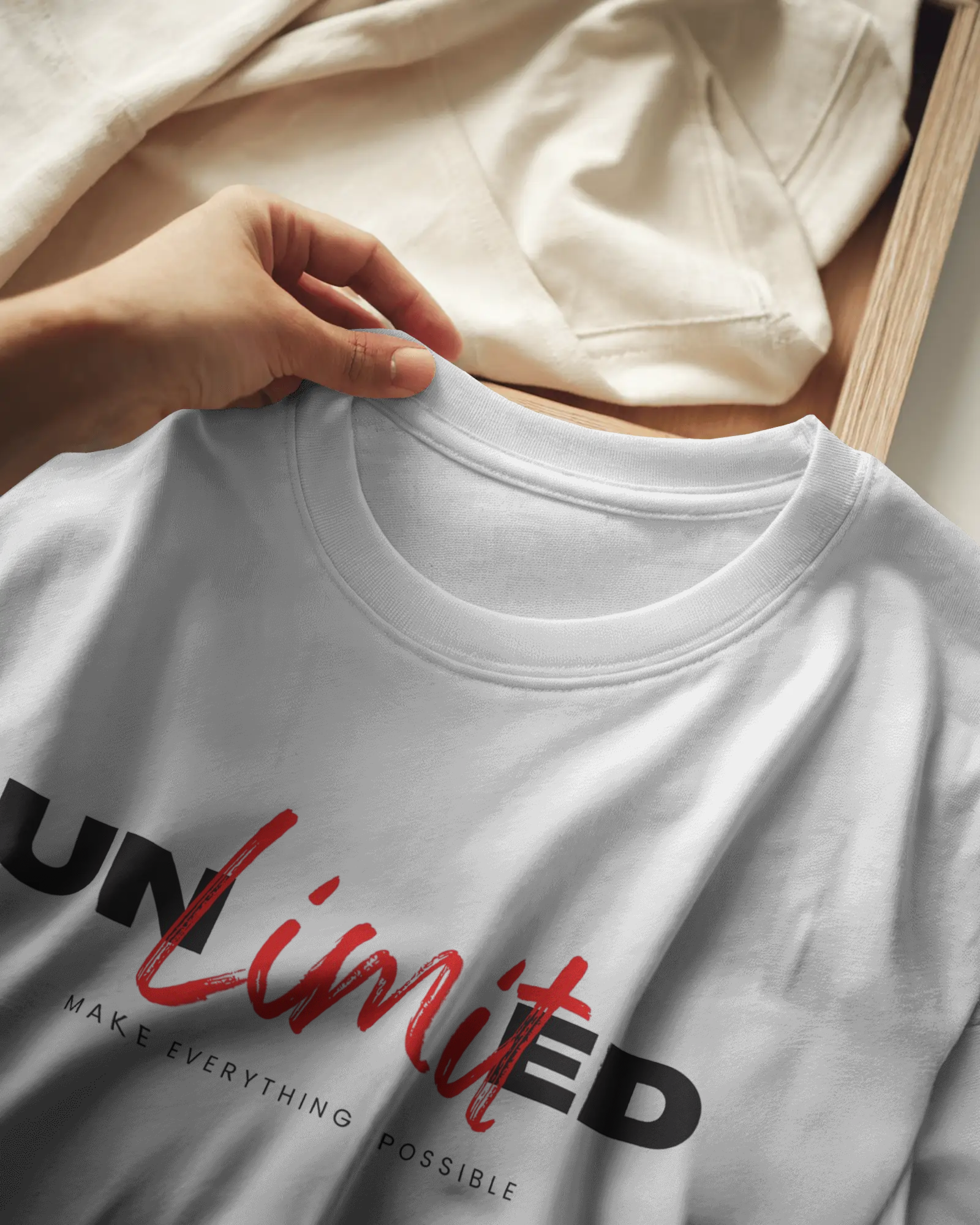 Unlimited Graphic Regular Fit T-Shirt for Men – Motivational Streetwear Cotton Tee | Urban Layon