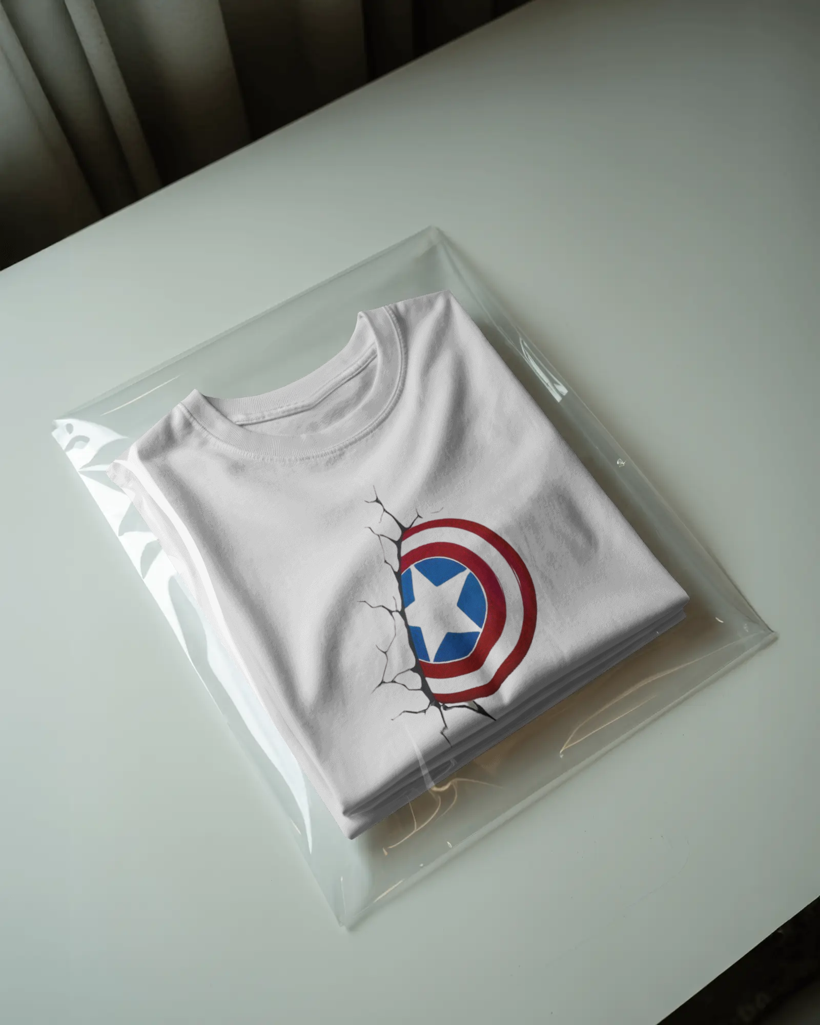 Patriot Shield Graphic T-Shirt for Men – Regular Fit Streetwear Tee | Urban Layon