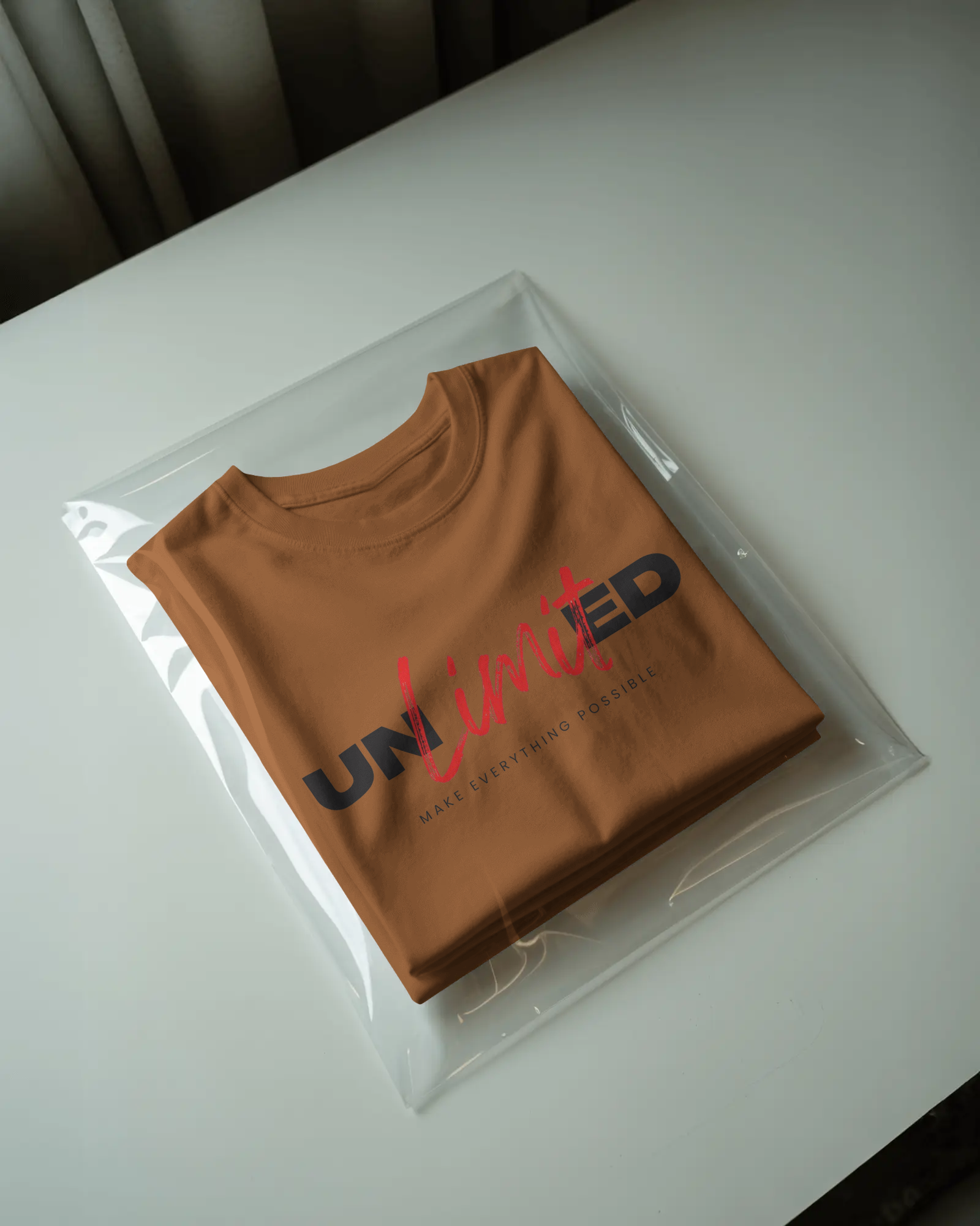 Unlimited Graphic Regular Fit T-Shirt for Men – Motivational Streetwear Cotton Tee | Urban Layon