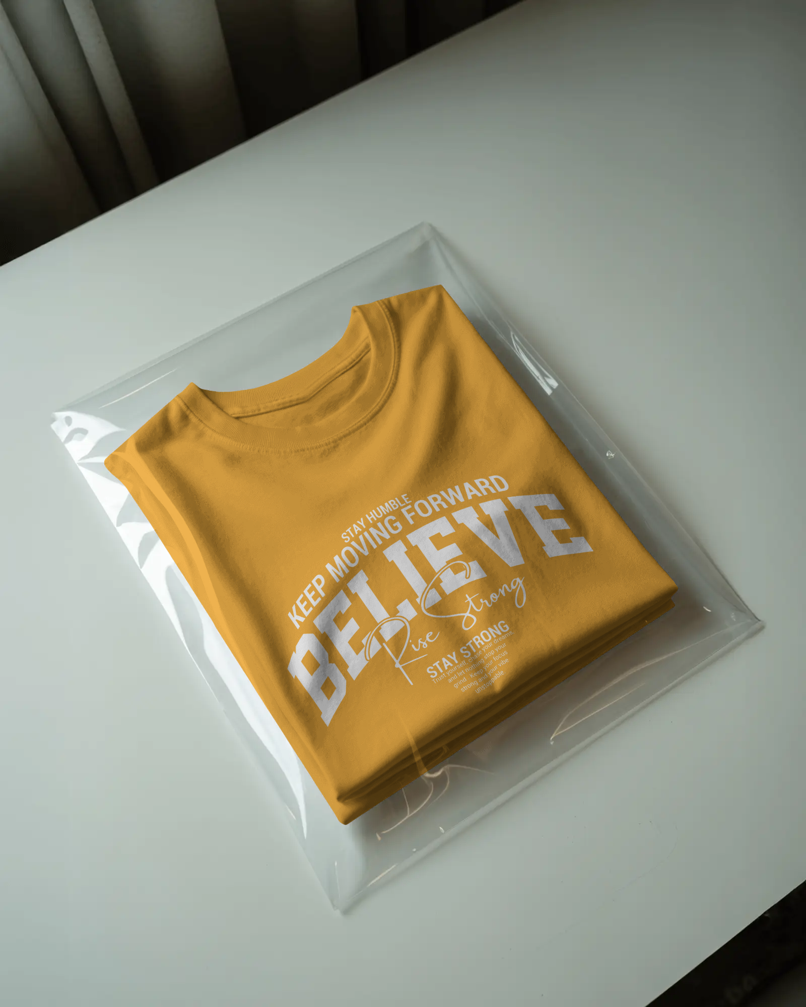 Believe Graphic T-Shirt for Men – Motivational Streetwear Cotton Tee | Urban Layon