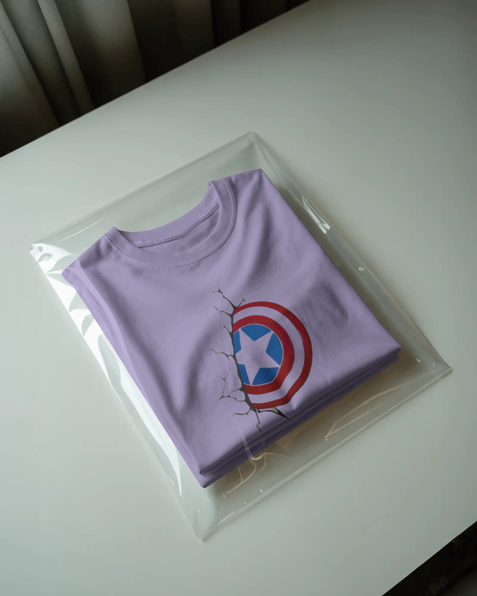 Patriot Shield Graphic T-Shirt for Men – Regular Fit Streetwear Tee | Urban Layon