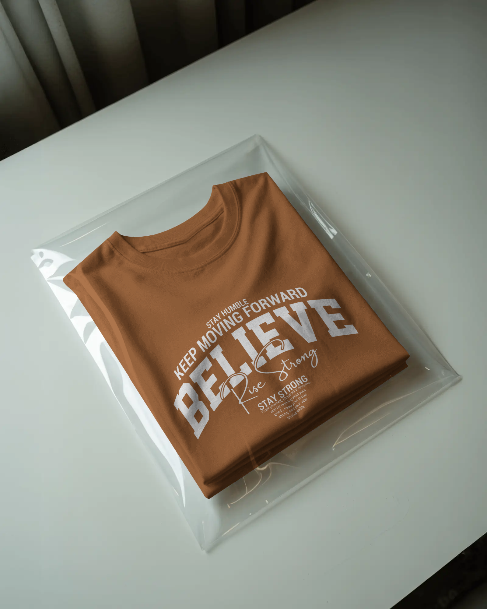 Believe Graphic T-Shirt for Men – Motivational Streetwear Cotton Tee | Urban Layon