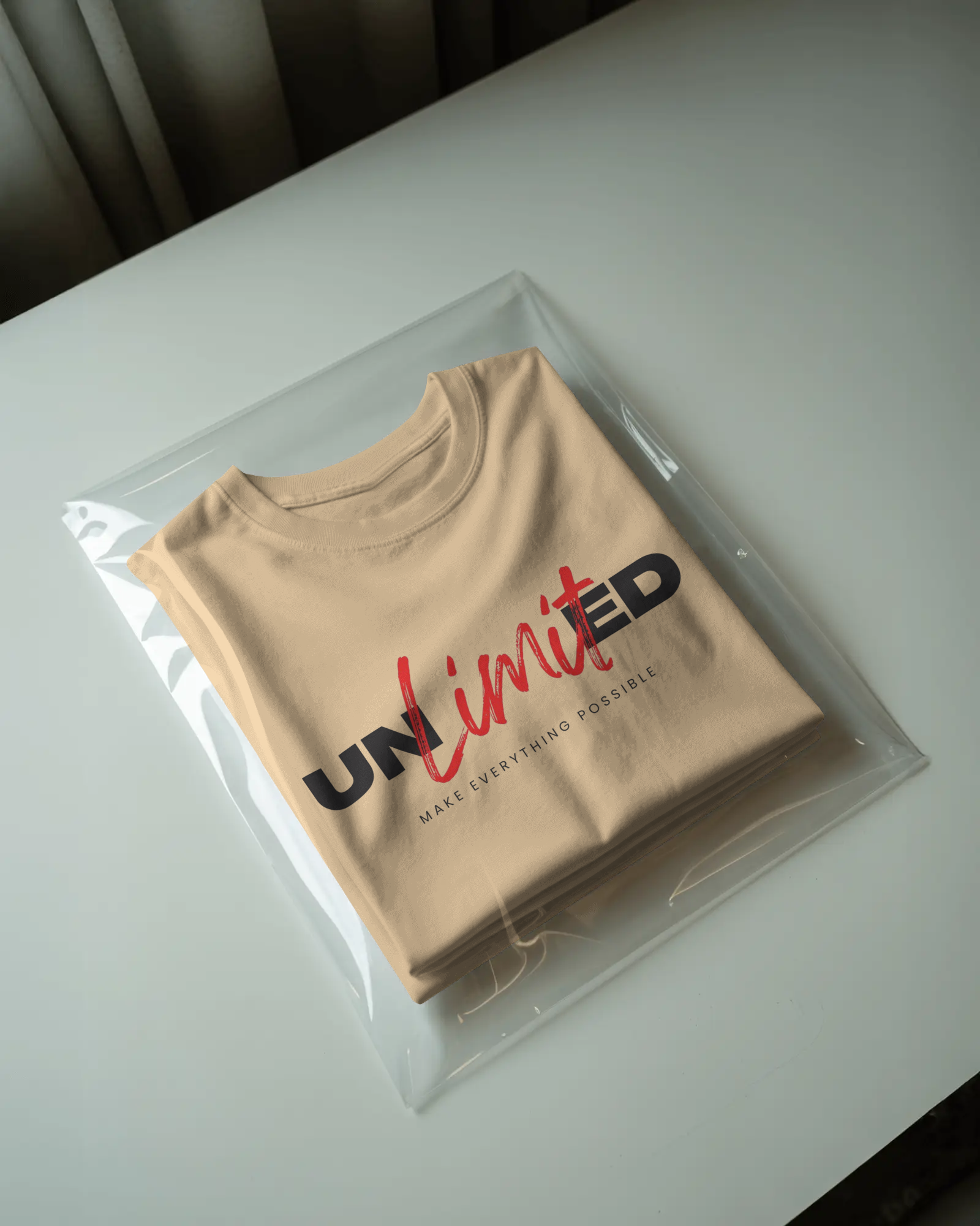 Unlimited Graphic Regular Fit T-Shirt for Men – Motivational Streetwear Cotton Tee | Urban Layon