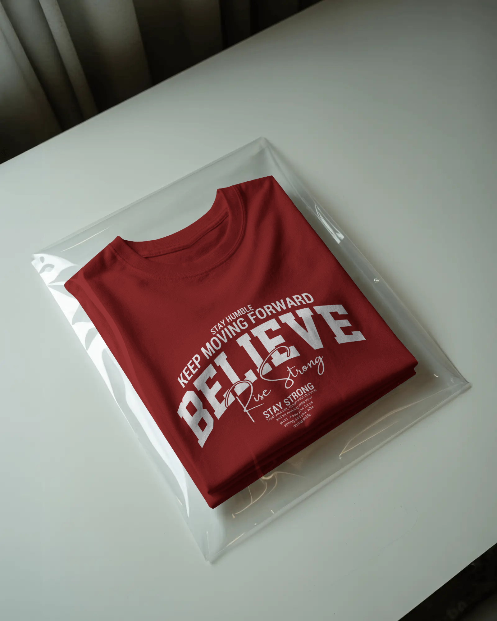 Believe Graphic T-Shirt for Men – Motivational Streetwear Cotton Tee | Urban Layon