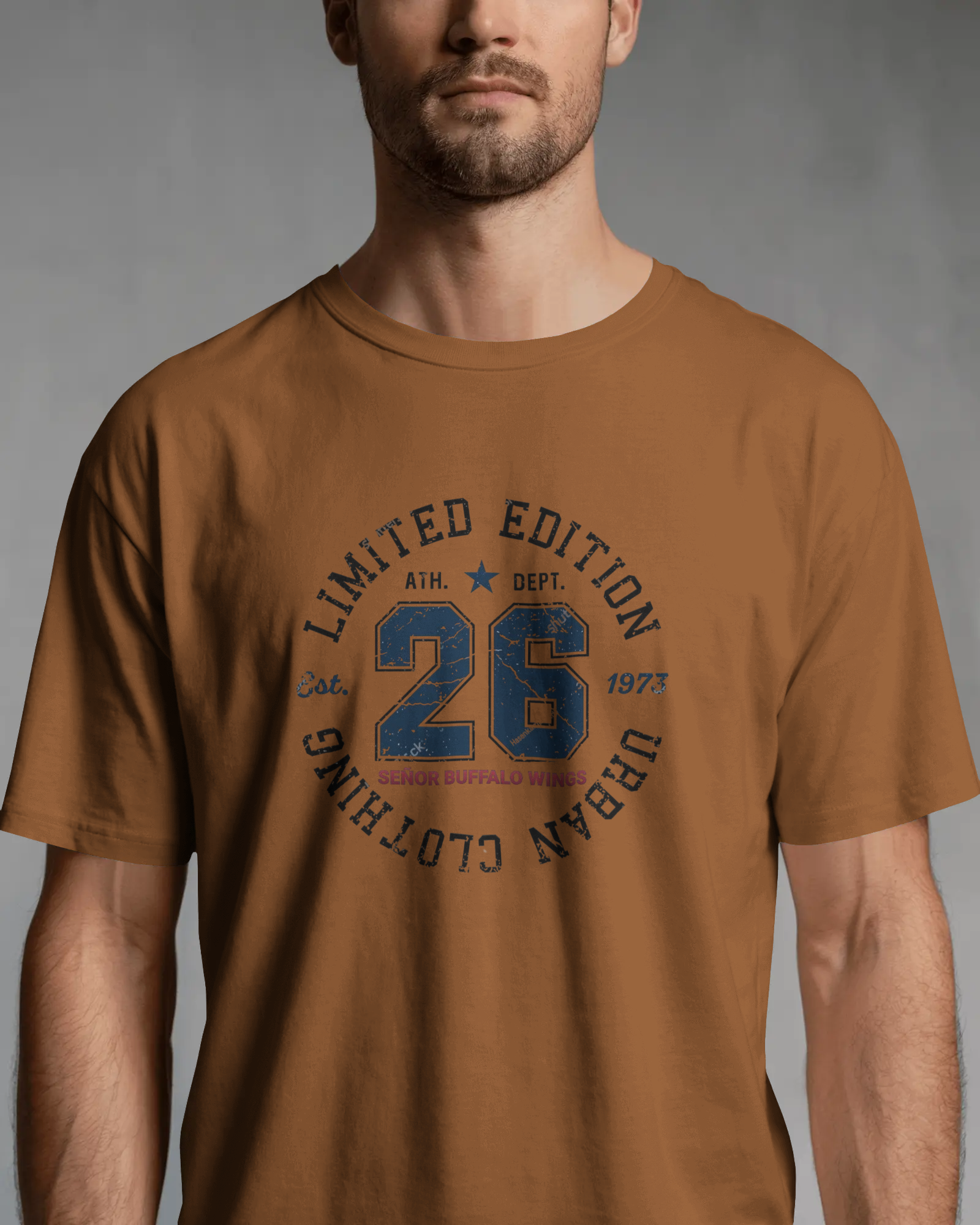 26 Vintage Graphic T-Shirt for Men – Regular Fit Cotton Streetwear Tee | Urban Layon