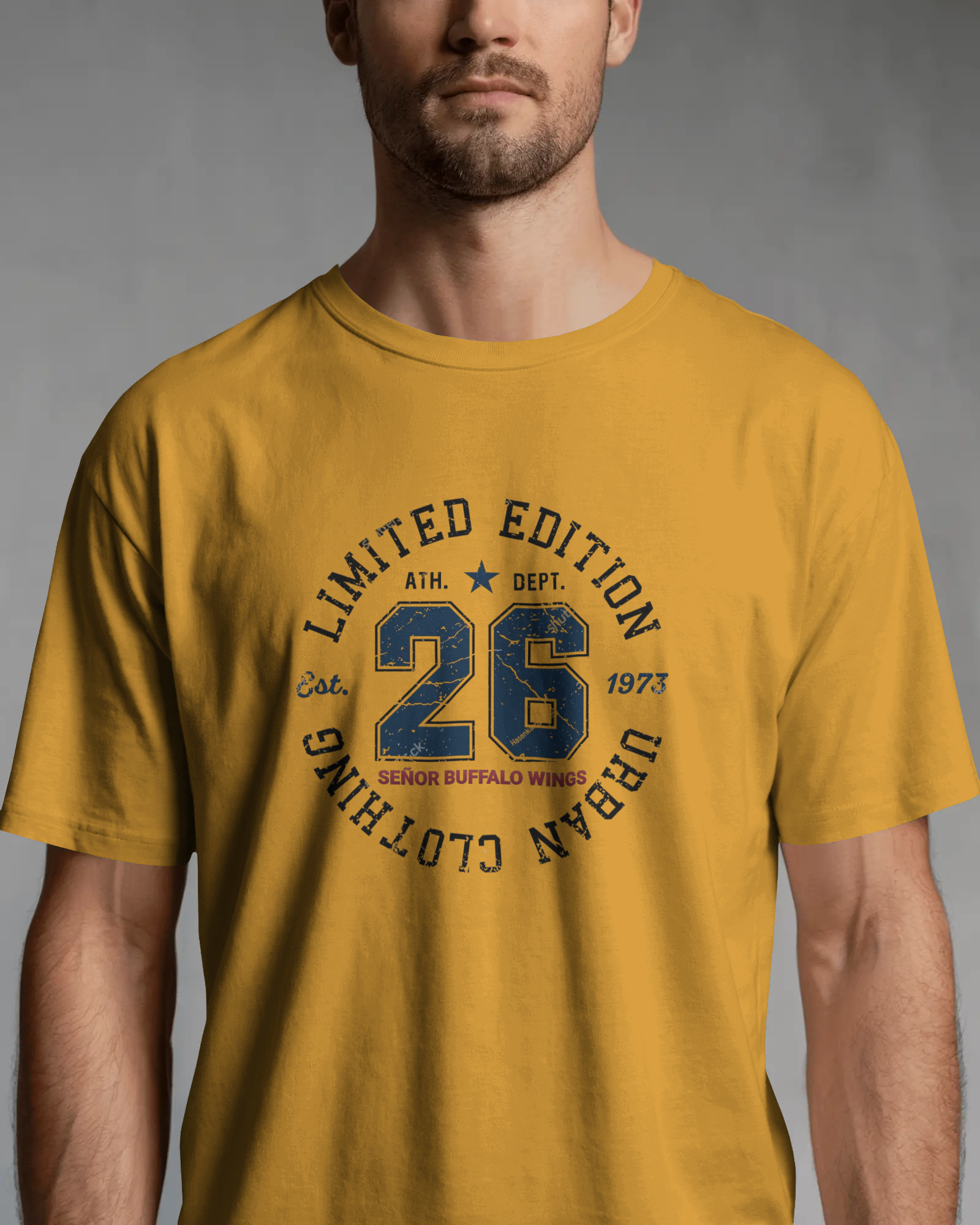 26 Vintage Graphic T-Shirt for Men – Regular Fit Cotton Streetwear Tee | Urban Layon