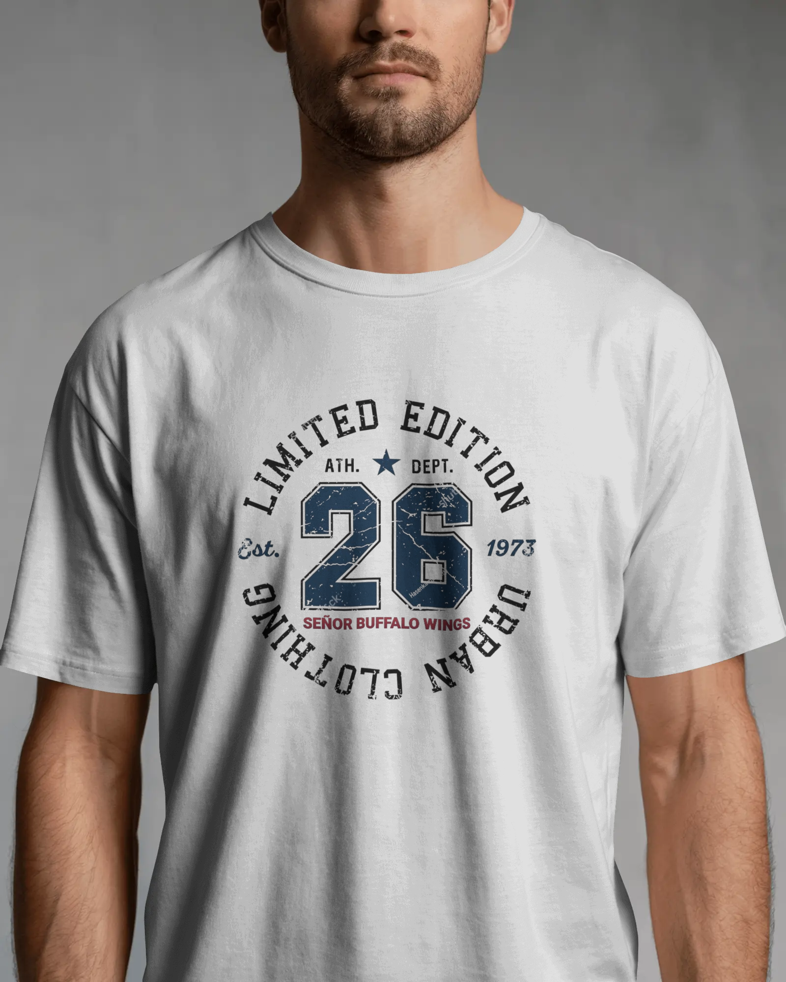 26 Vintage Graphic T-Shirt for Men – Regular Fit Cotton Streetwear Tee | Urban Layon