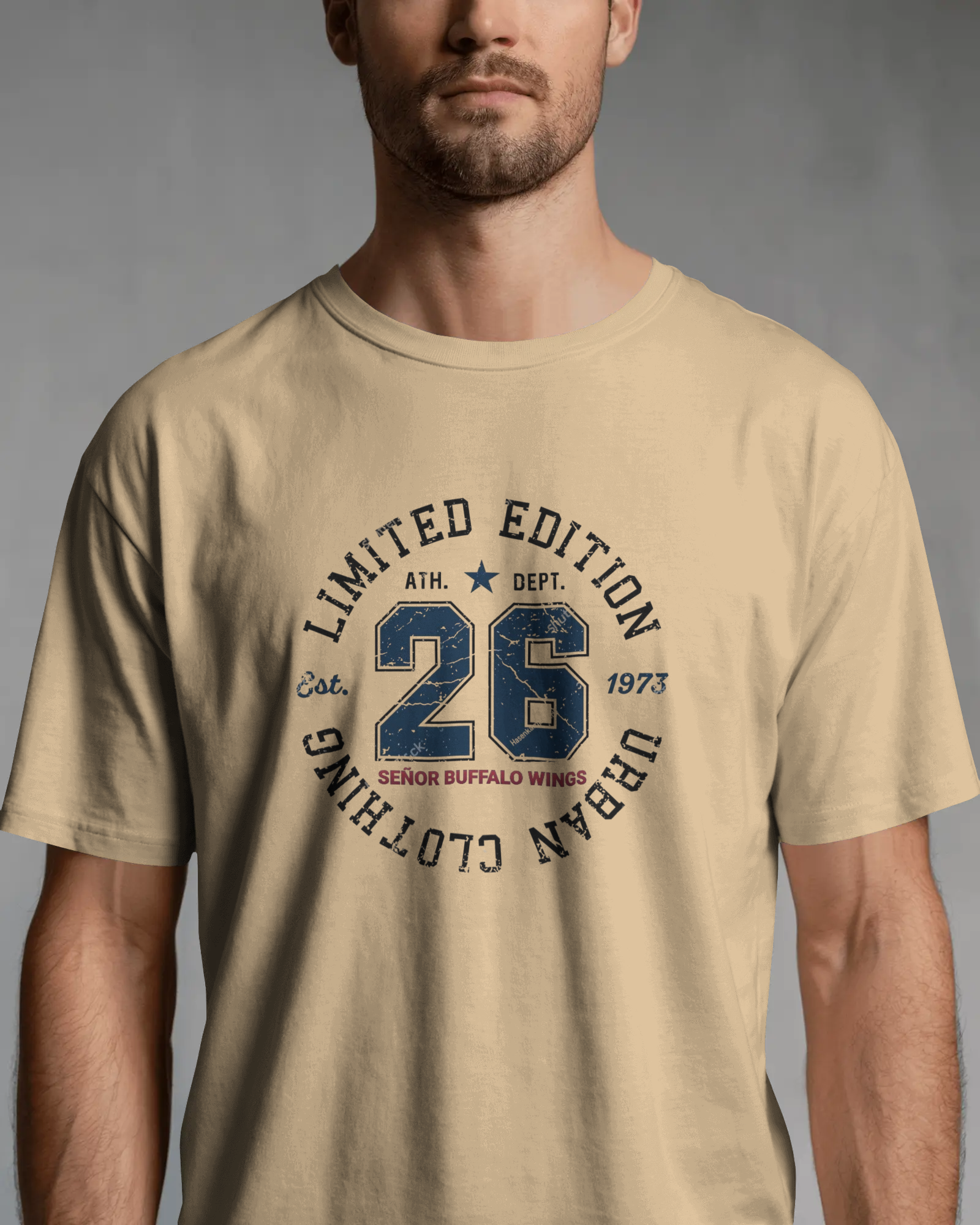 26 Vintage Graphic T-Shirt for Men – Regular Fit Cotton Streetwear Tee | Urban Layon