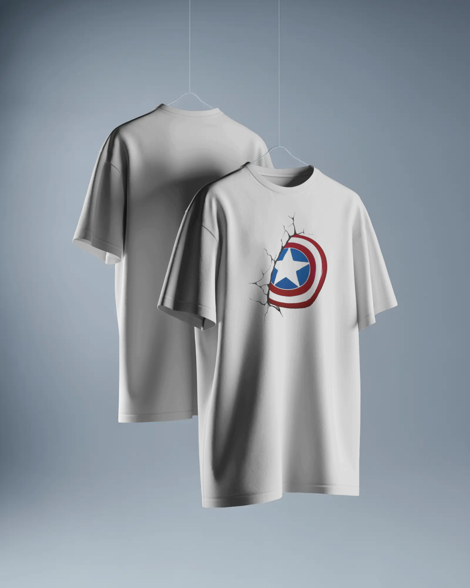 Patriot Shield Graphic T-Shirt for Men – Regular Fit Streetwear Tee | Urban Layon