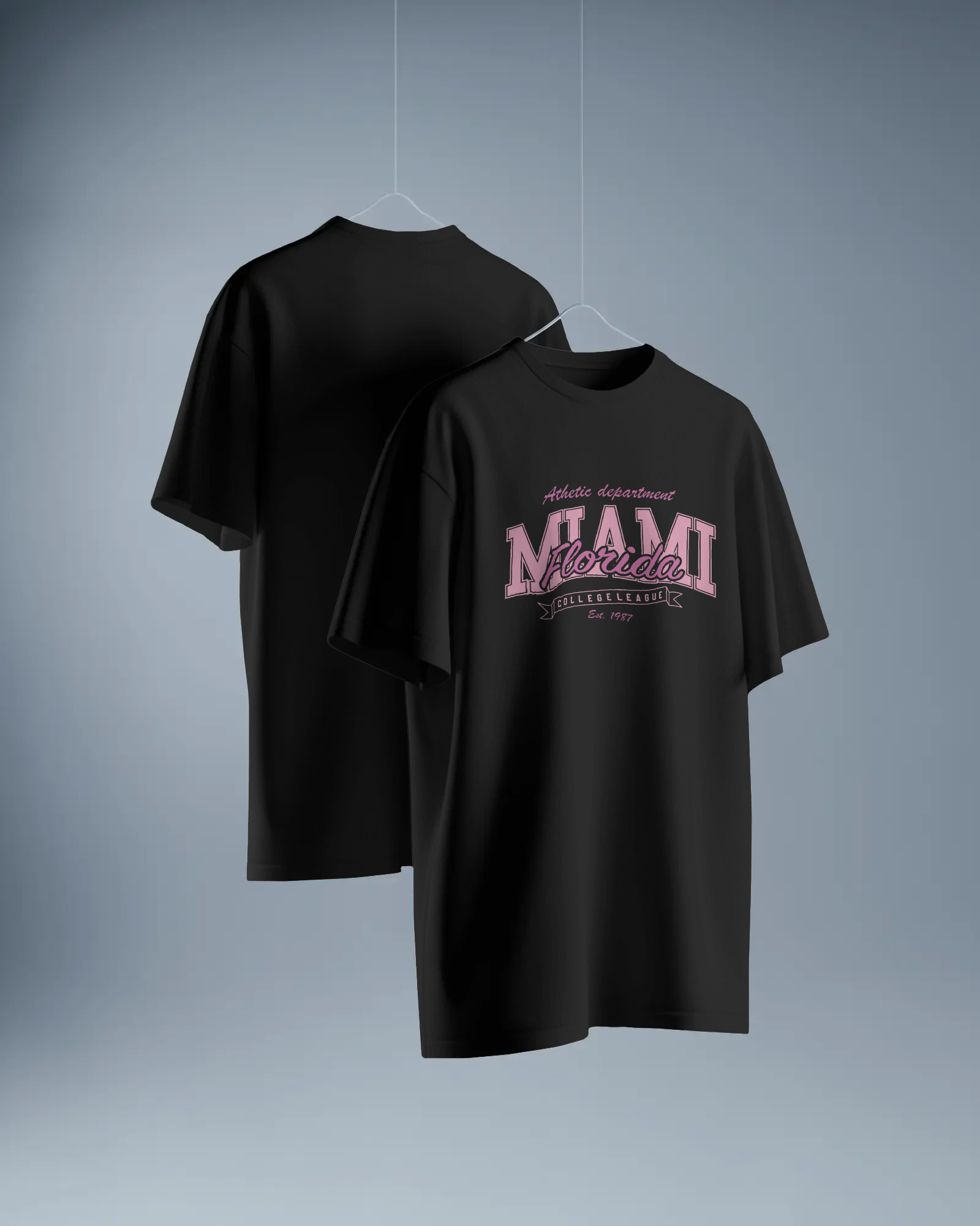 Miami Retro Graphic T-Shirt for Men – Regular Fit Streetwear Tee | Urban Layon
