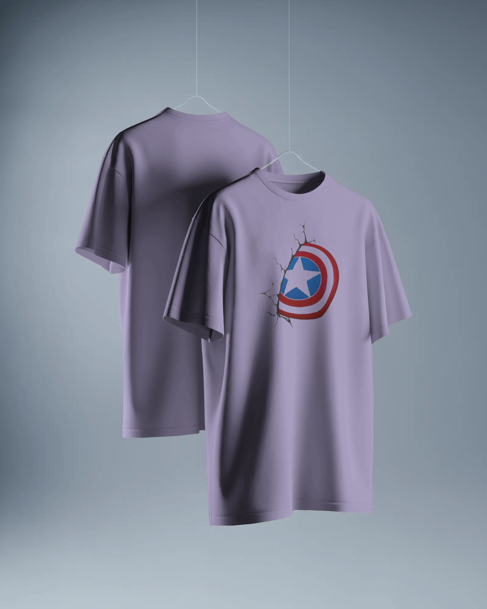 Patriot Shield Graphic T-Shirt for Men – Regular Fit Streetwear Tee | Urban Layon