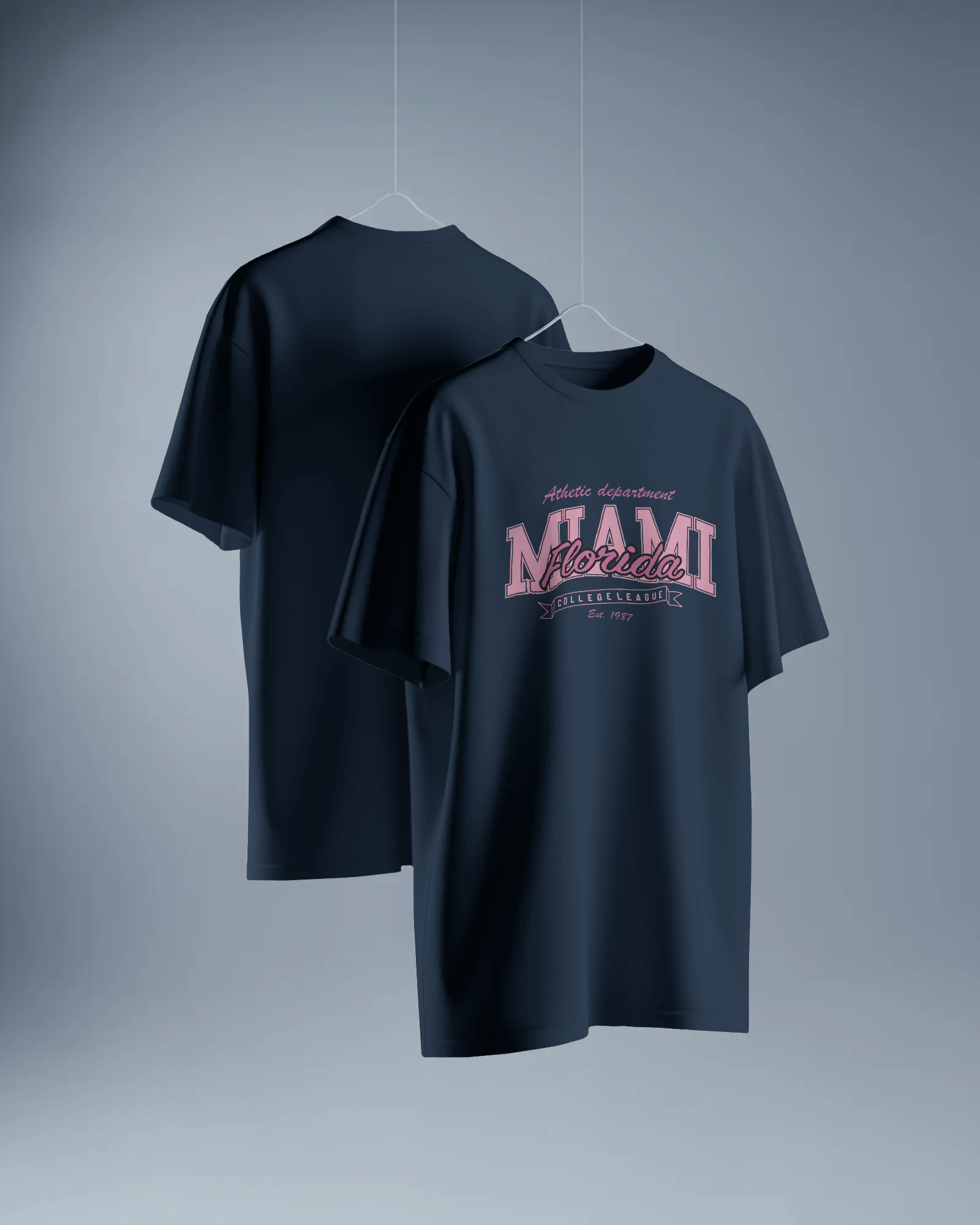 Miami Retro Graphic T-Shirt for Men – Regular Fit Streetwear Tee | Urban Layon