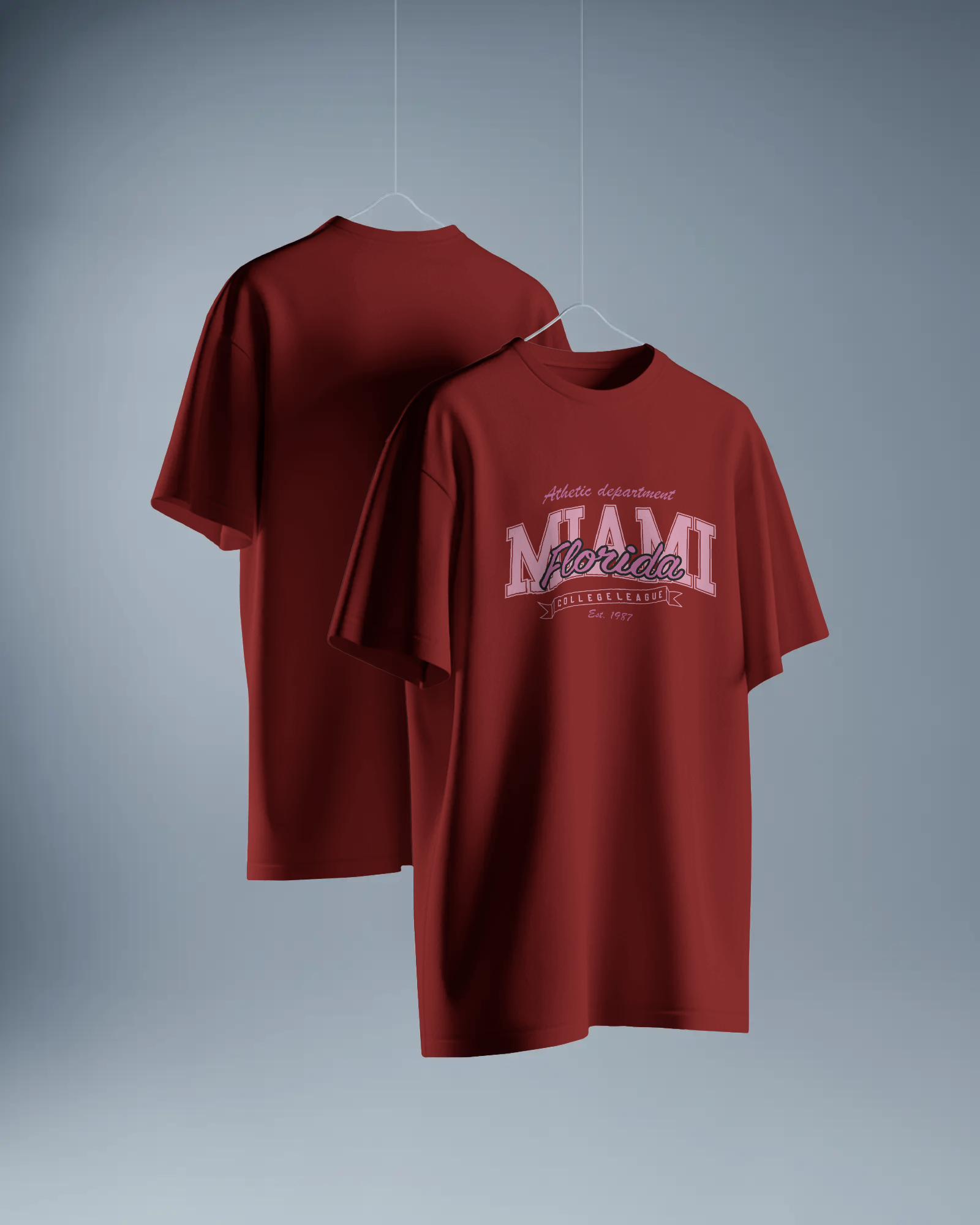 Miami Retro Graphic T-Shirt for Men – Regular Fit Streetwear Tee | Urban Layon