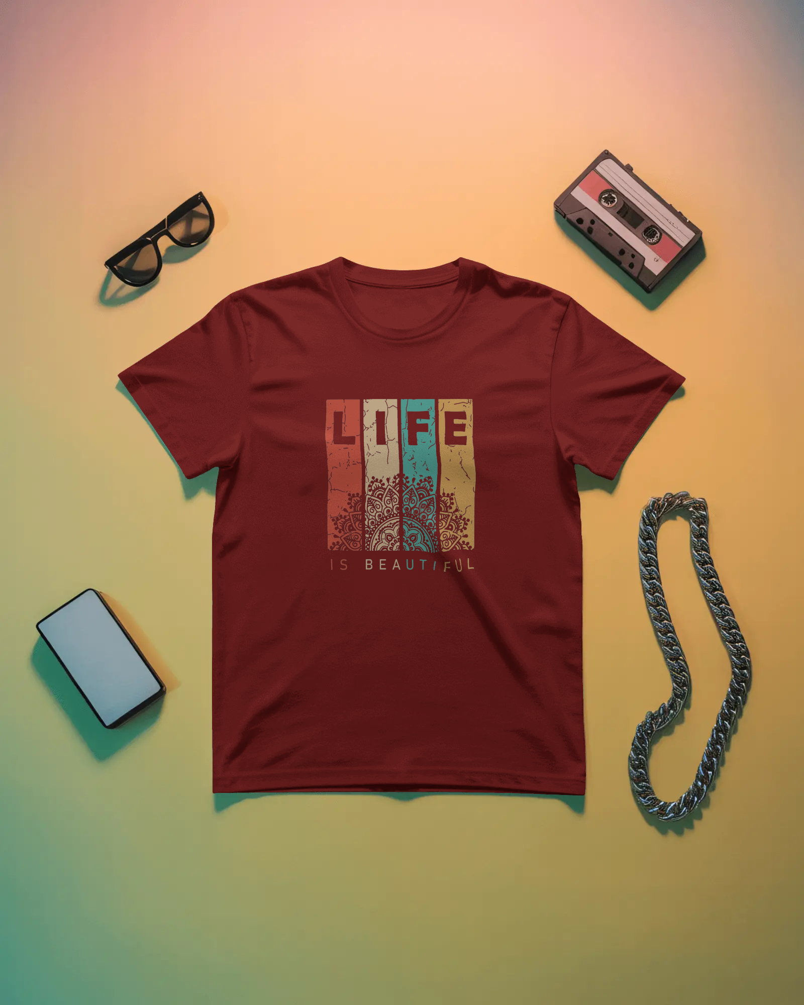 Urban Layon Graphic T-Shirt for Men – Regular Fit Cotton Streetwear Tee