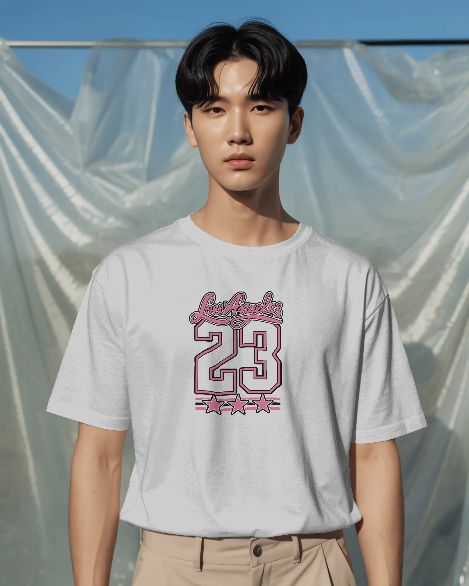 23 Varsity Graphic T-Shirt for Men – Regular Fit Streetwear Tee | Urban Layon