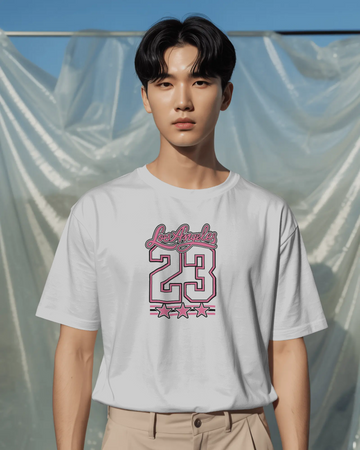 23 Varsity Graphic T-Shirt for Men – Regular Fit Streetwear Tee | Urban Layon