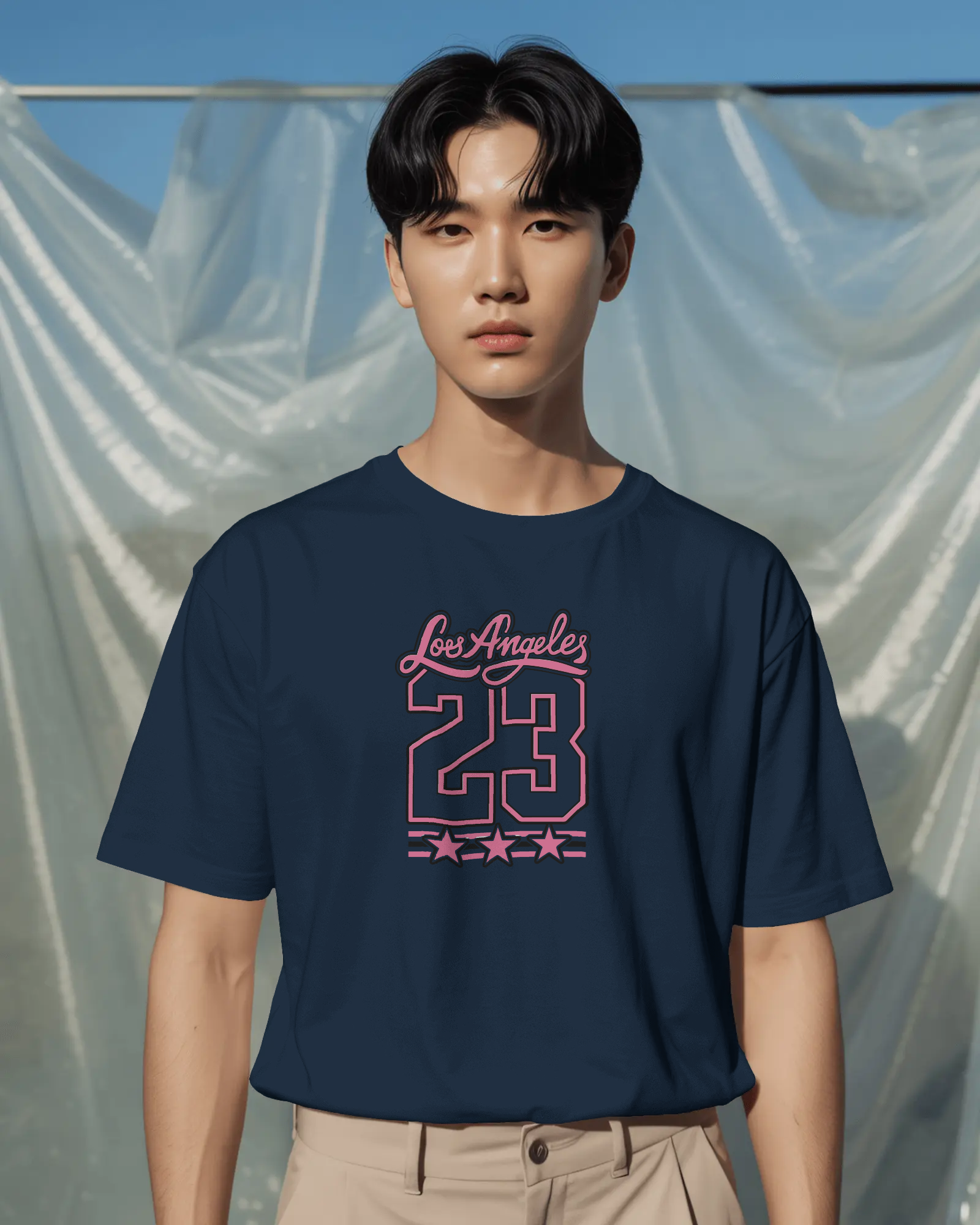 23 Varsity Graphic T-Shirt for Men – Regular Fit Streetwear Tee | Urban Layon