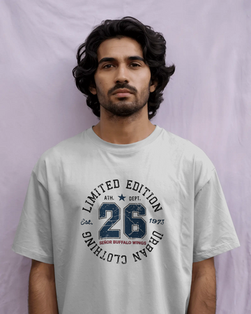 26 Vintage Graphic T-Shirt for Men – Regular Fit Cotton Streetwear Tee | Urban Layon