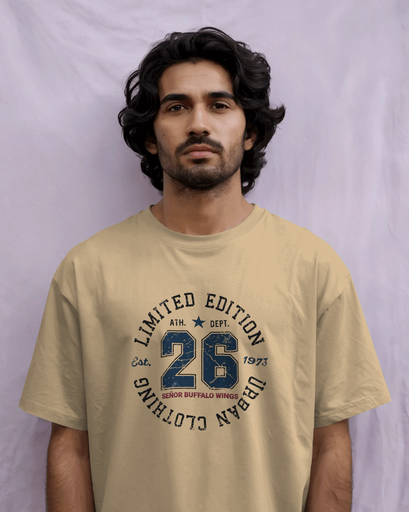 26 Vintage Graphic T-Shirt for Men – Regular Fit Cotton Streetwear Tee | Urban Layon