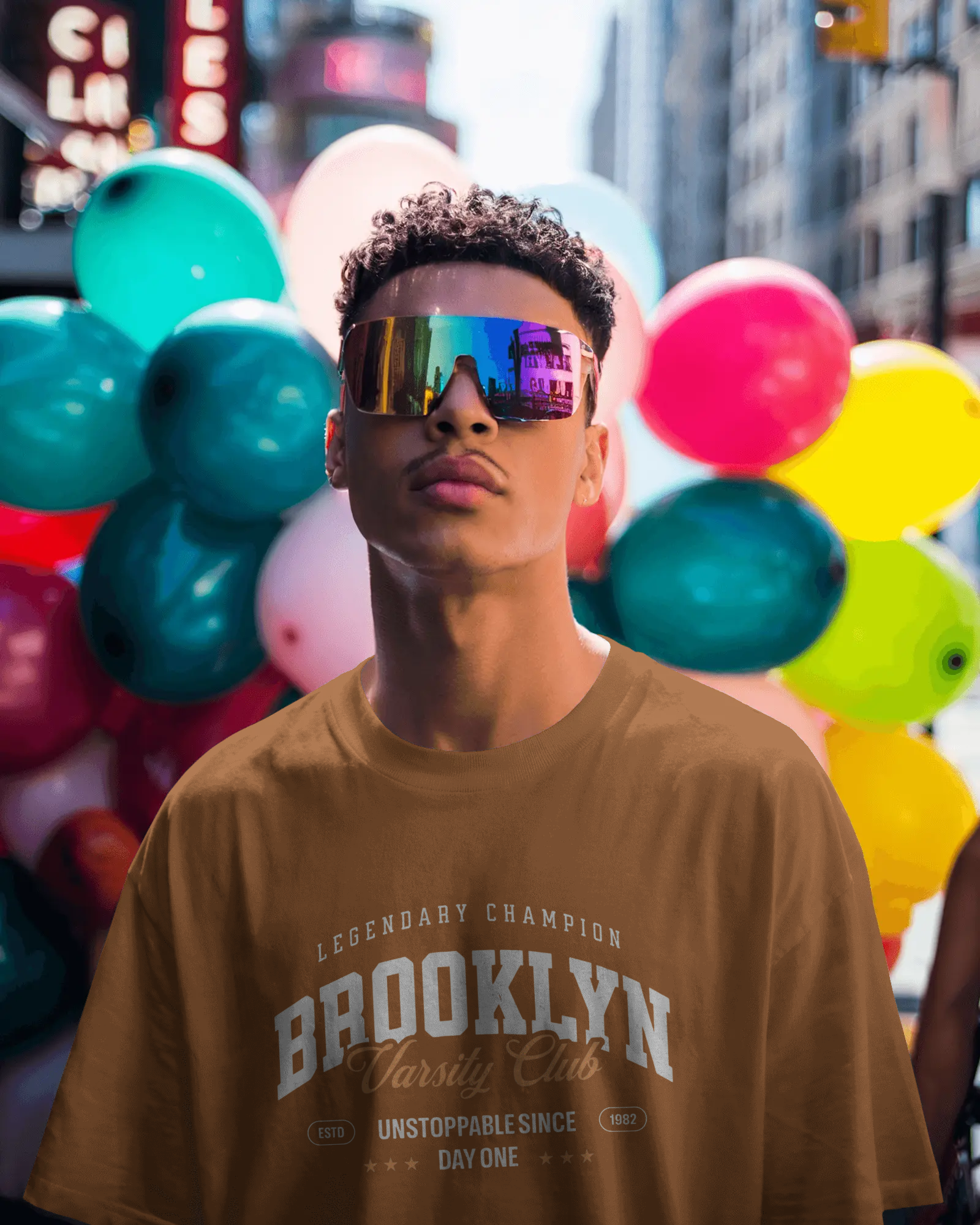 Urban Layon Brooklyn Varsity Club Graphic Regular Fit T-Shirt
