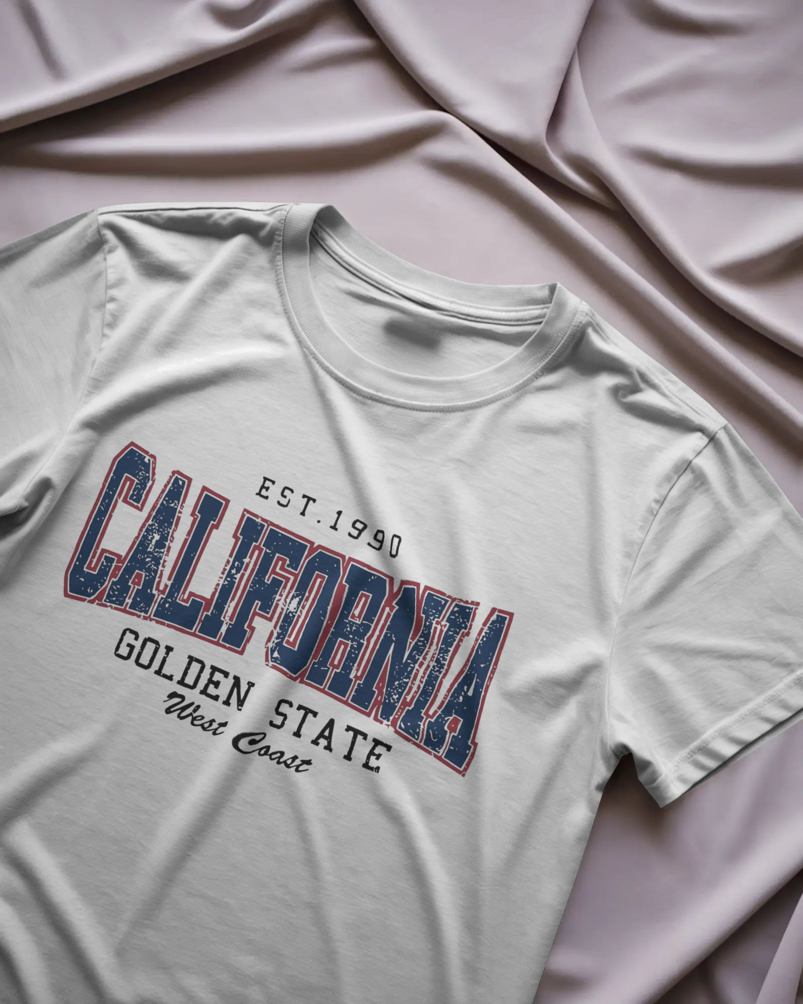 California Golden State Graphic Regular Fit T-Shirt for Men – West Coast Cotton Tee | Urban Layon