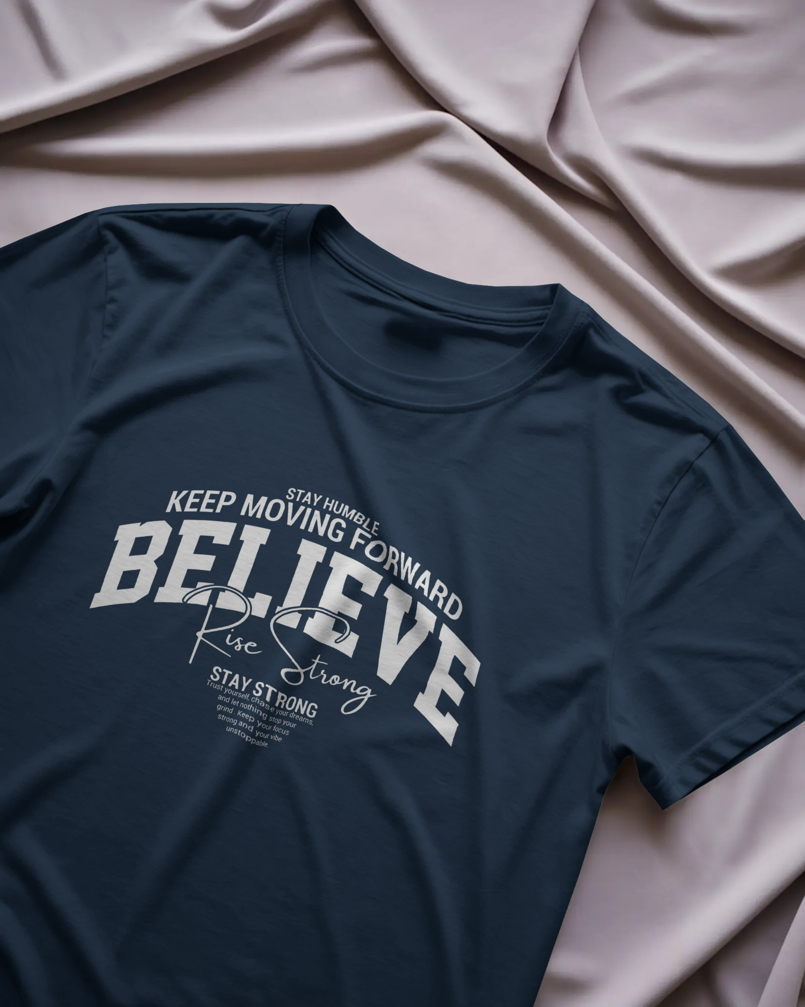 Believe Graphic T-Shirt for Men – Motivational Streetwear Cotton Tee | Urban Layon
