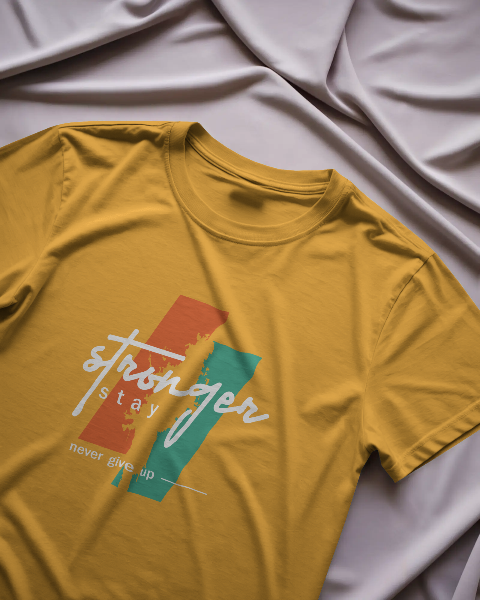 Stronger Stay Graphic T-Shirt for Men – Motivational Streetwear Tee | Urban Layon