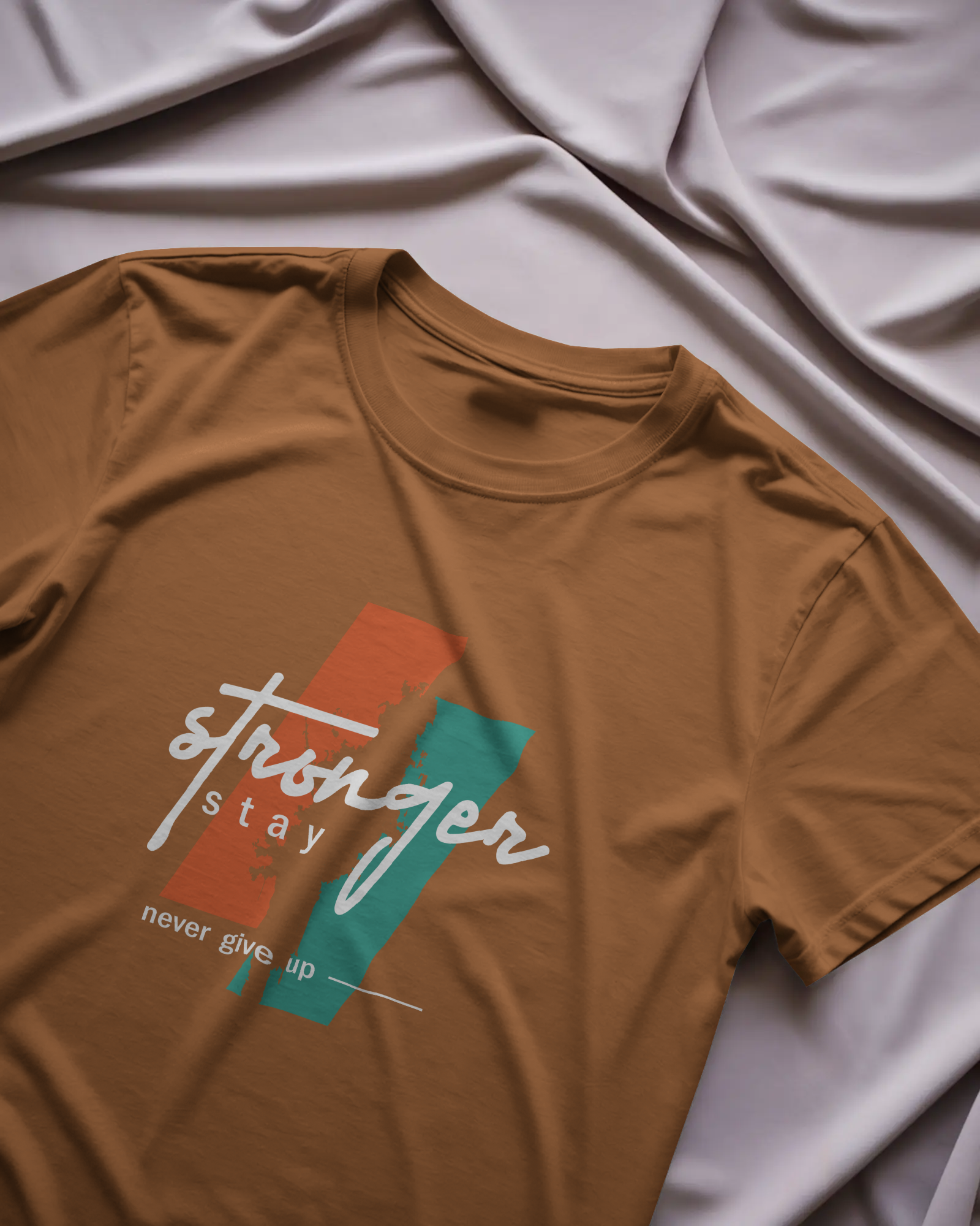 Stronger Stay Graphic T-Shirt for Men – Motivational Streetwear Tee | Urban Layon