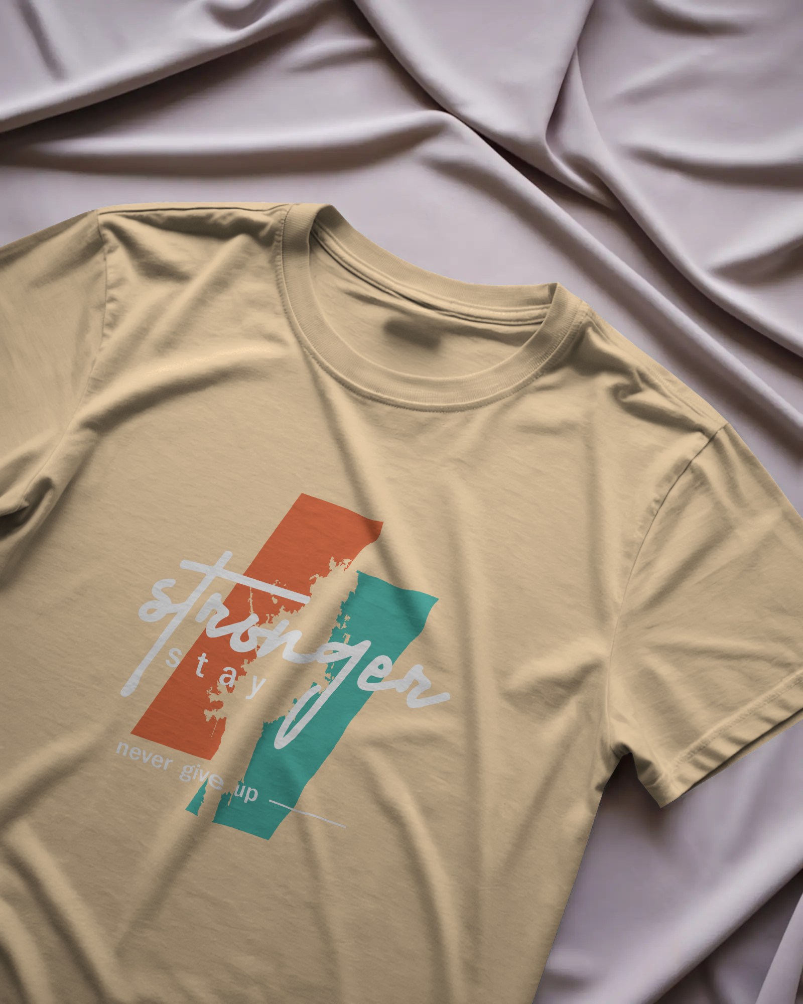 Stronger Stay Graphic T-Shirt for Men – Motivational Streetwear Tee | Urban Layon